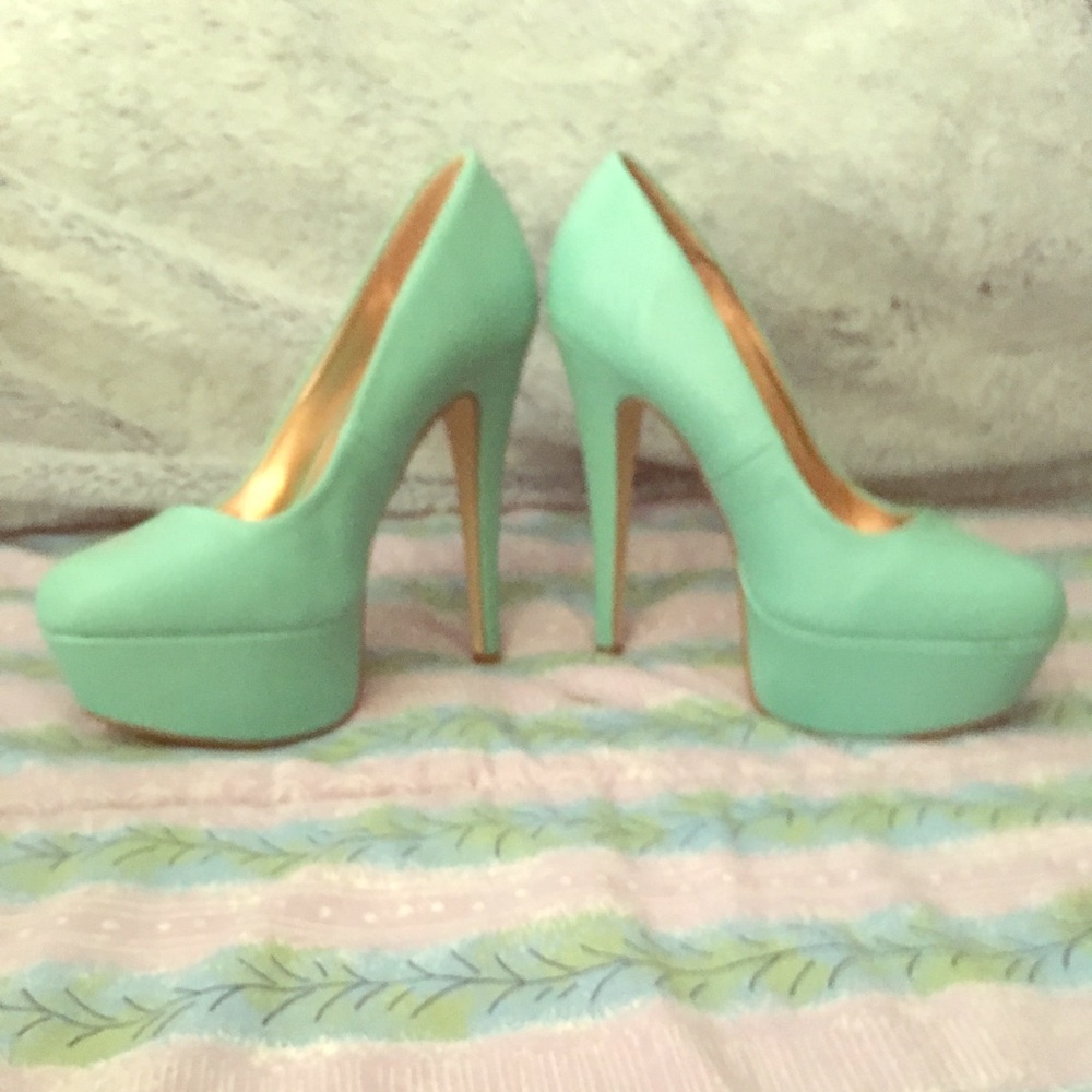 ❤️Mint heels 👠